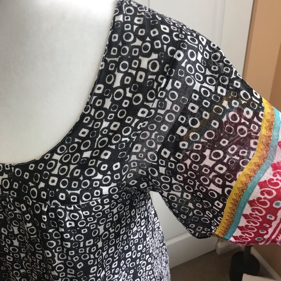 Billabong Boho Cotton Cover Up Size Small EUC Multi Color - Picture 6 of 16